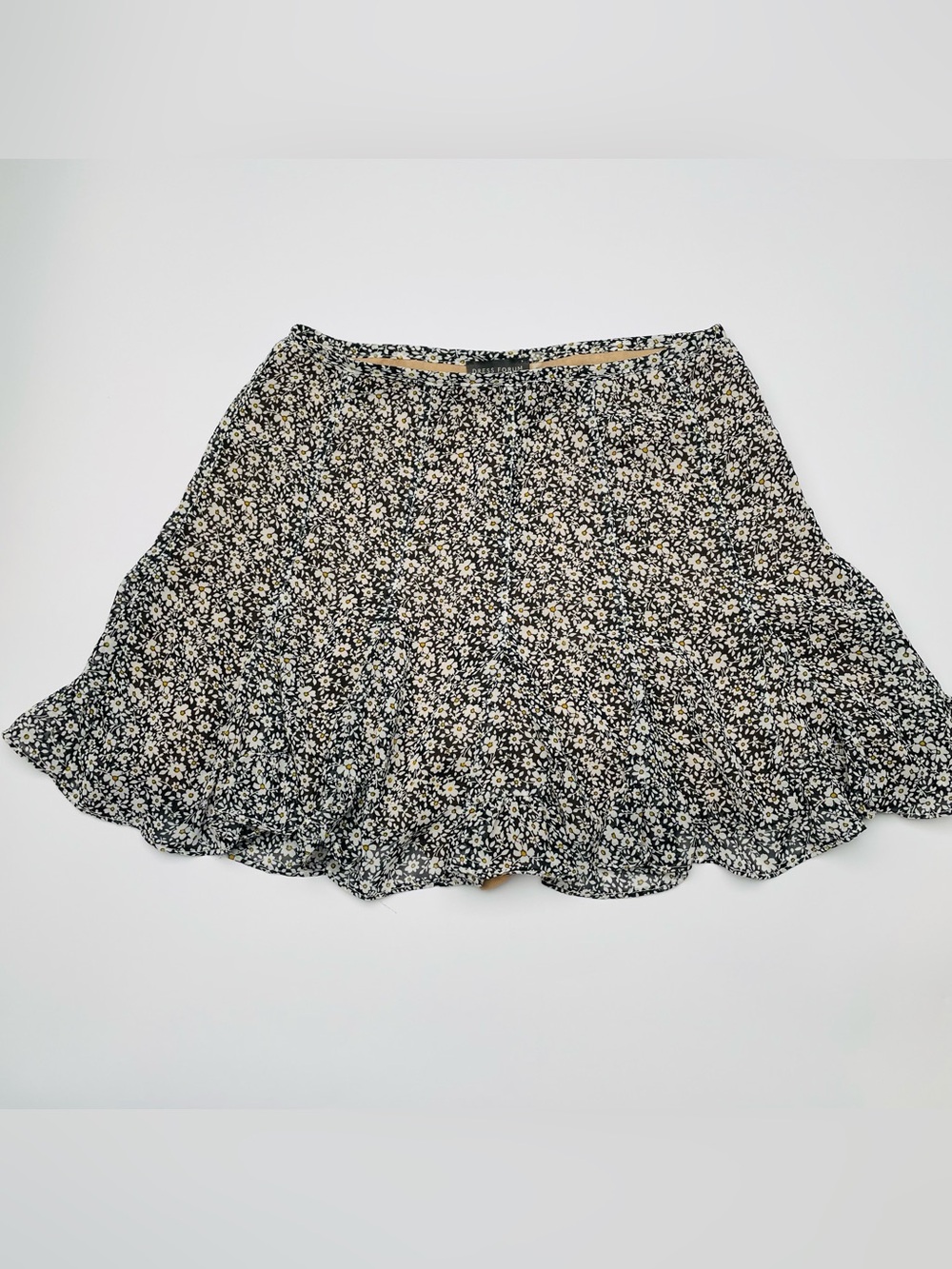 Dress Forum Flowy Ditzy Micro Floral Skirt Skort | Small